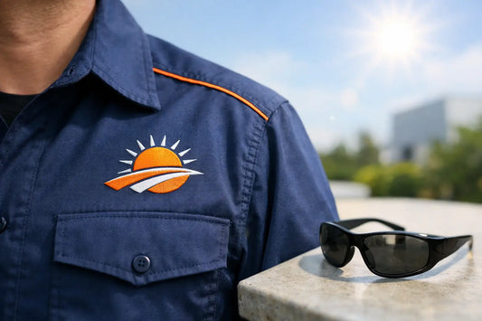 Uniforme bordado com proteção UV vale a pena?