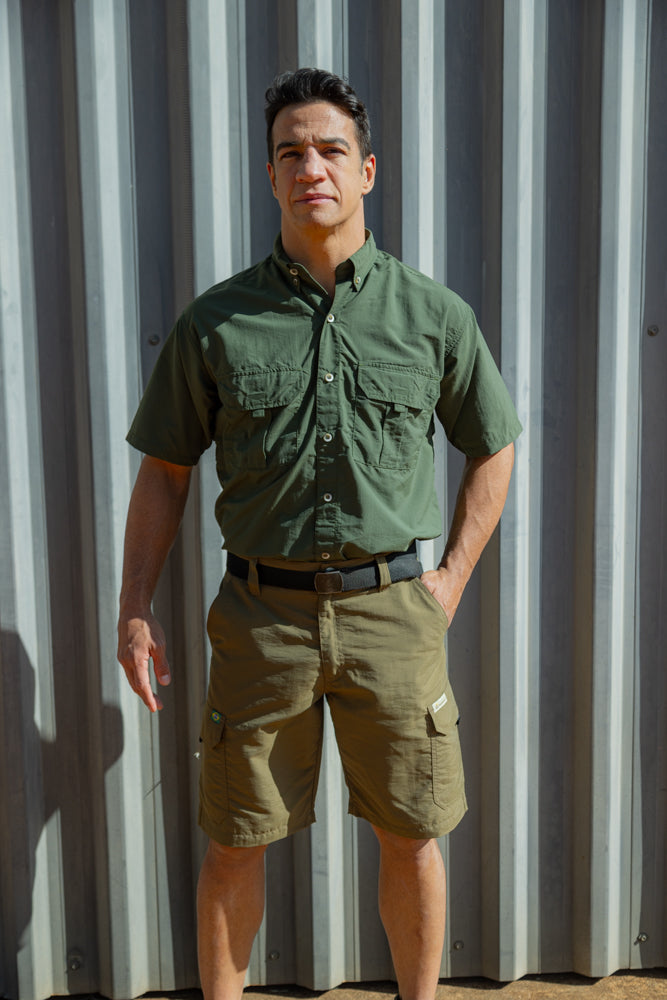 Camisa Adventure Masculina UV50+ Manga curta