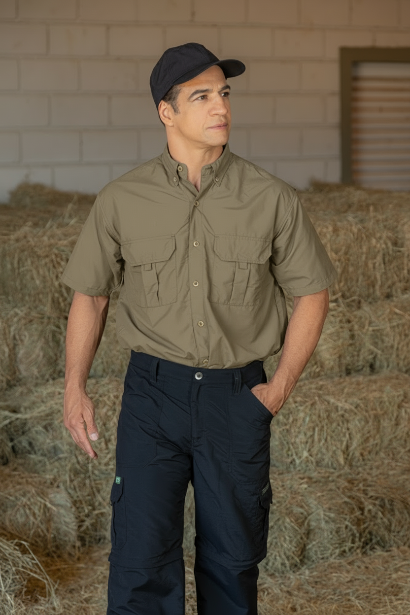 Camisa Adventure em tom escurecido