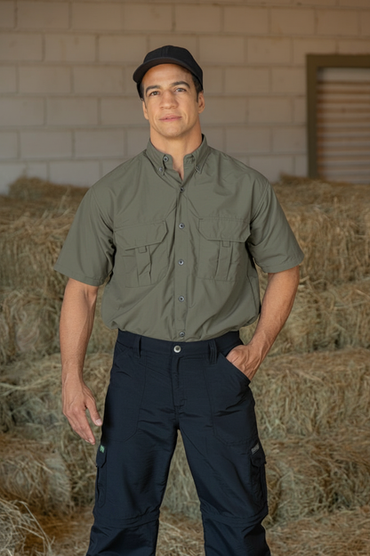 Camisa Adventure Masculina UV50+ Manga curta