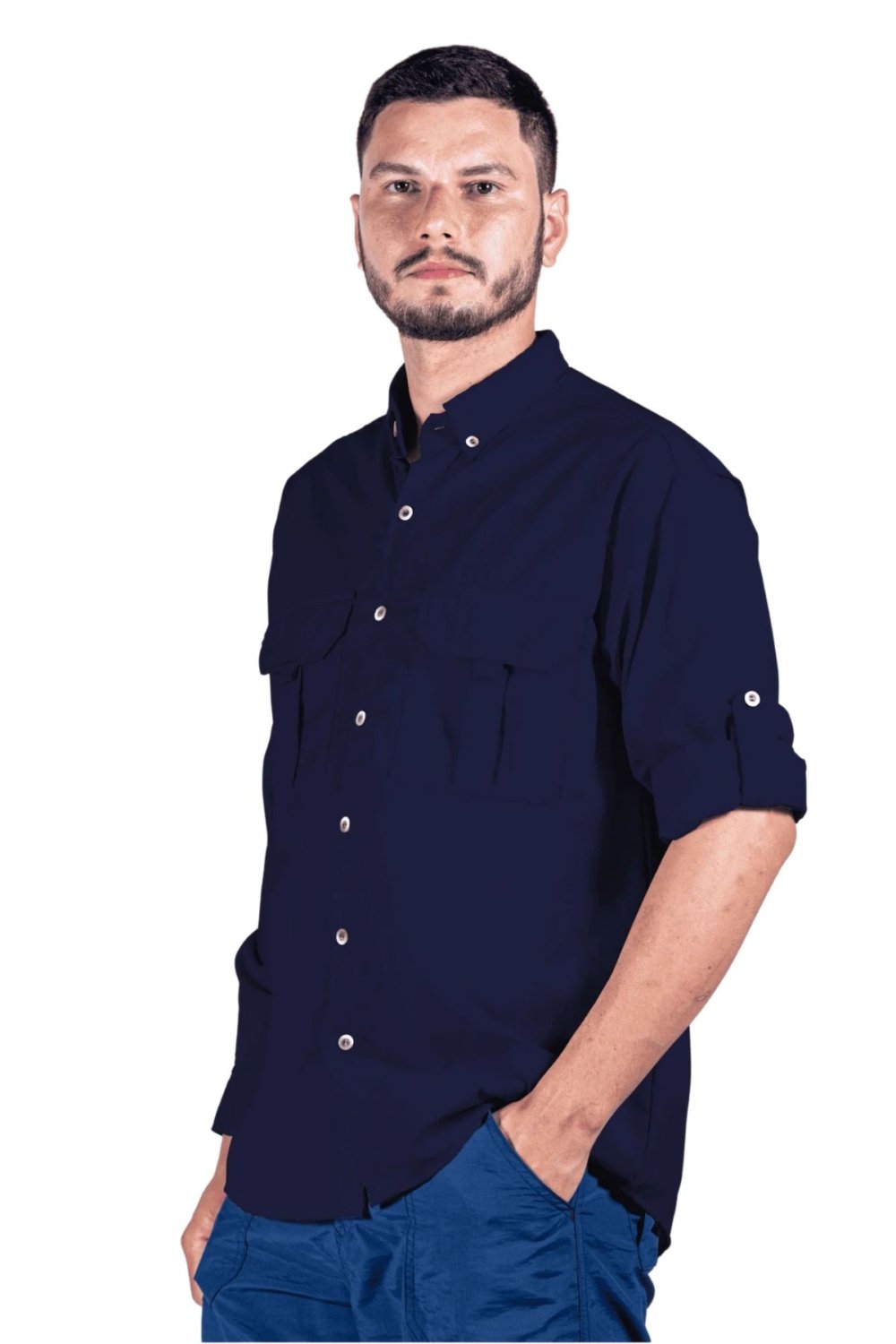 Camisa Adventure Uv50+ Azul Marinho – Masc - Image 3