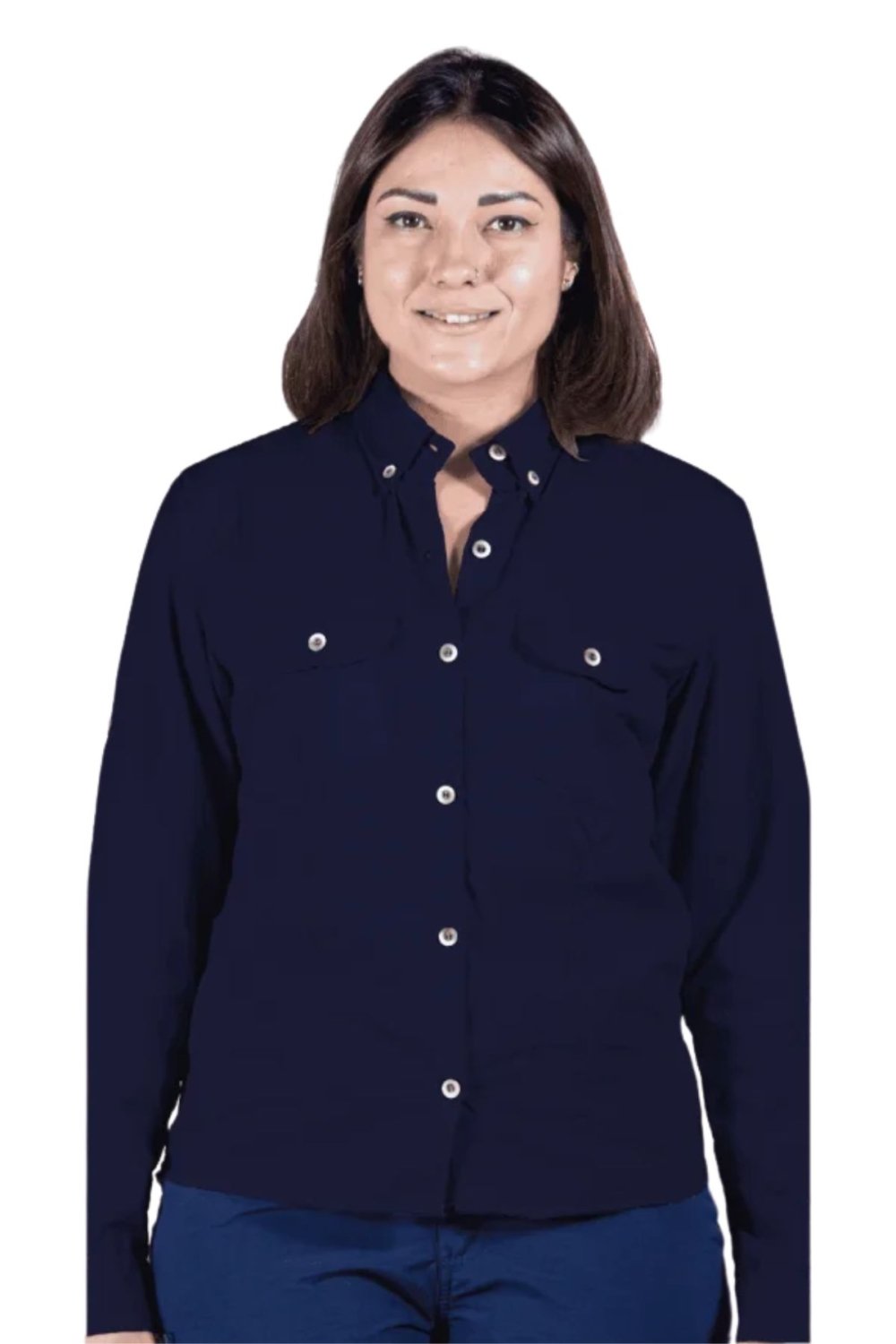 Camisa Adventure Uv50+ Azul Marinho - Fem