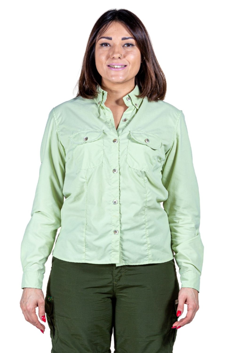 Camisa Adventure Uv50+ Verde Água - Fem