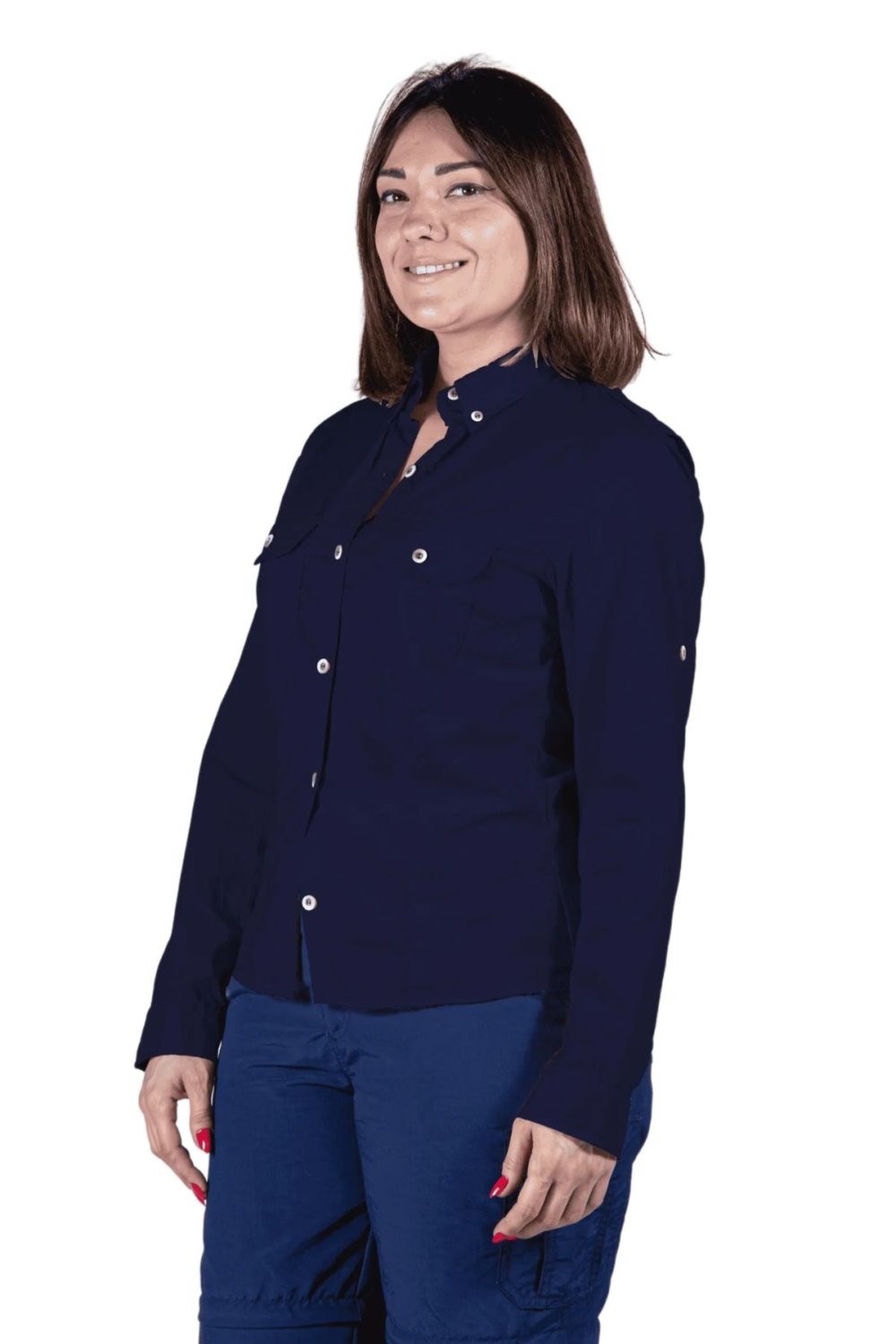 Camisa Adventure Uv50+ Azul Marinho - Fem - Image 3