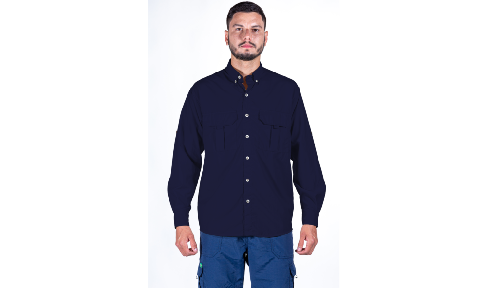 Camisa Adventure Uv50+ Azul Marinho – Masc